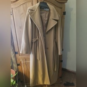 Dress length coat